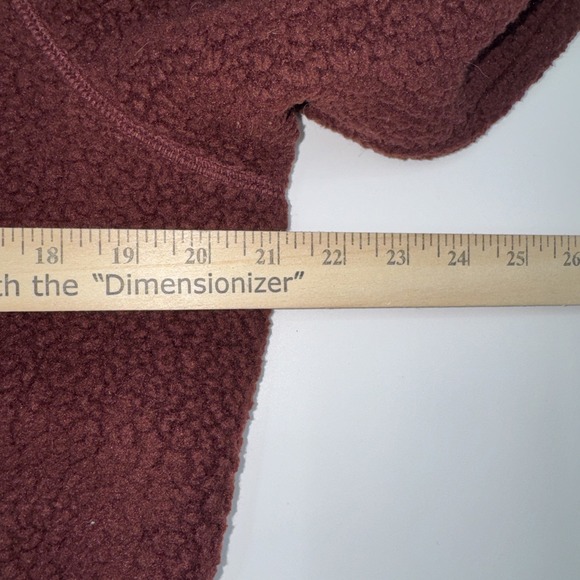 PATAGONIA Retro Pile Brown FLEECE Three Pockets Full Zip Jacket Mens Medium - Picture 8 of 8